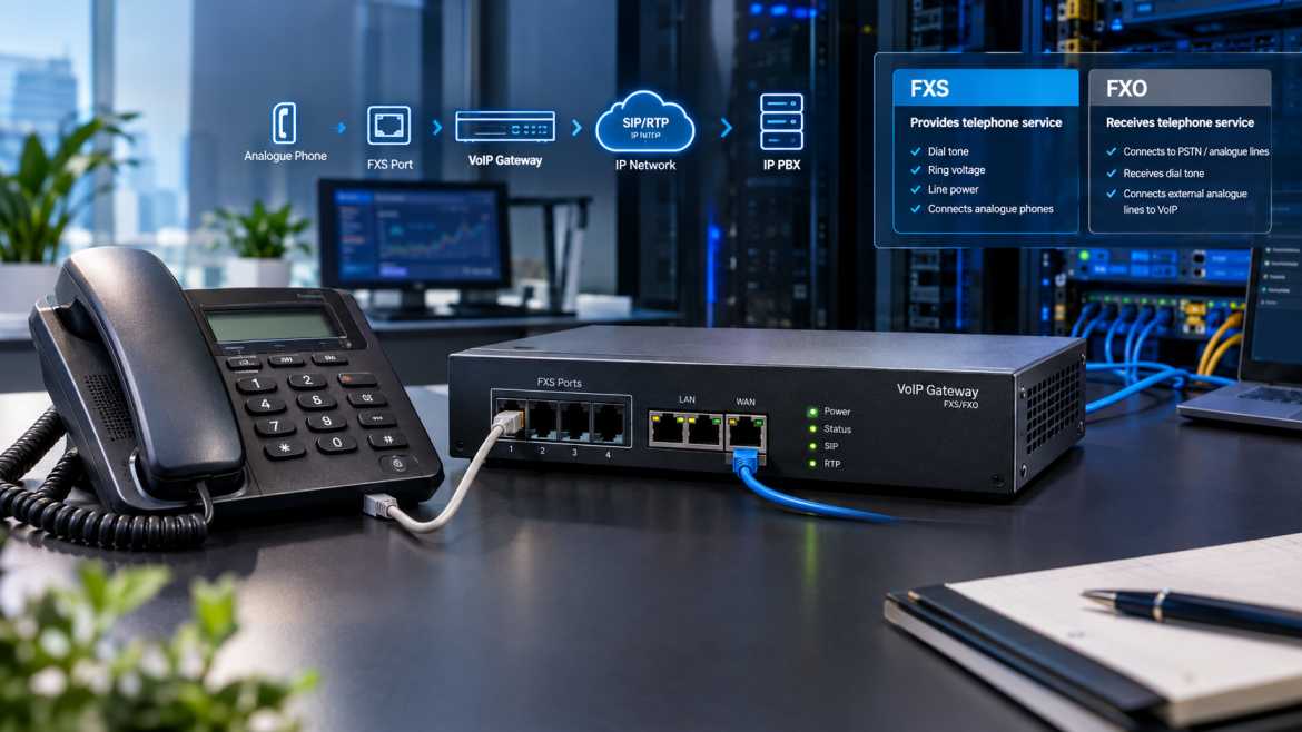 FXS Port: What It Is, How It Works, Uses & FXS vs FXO