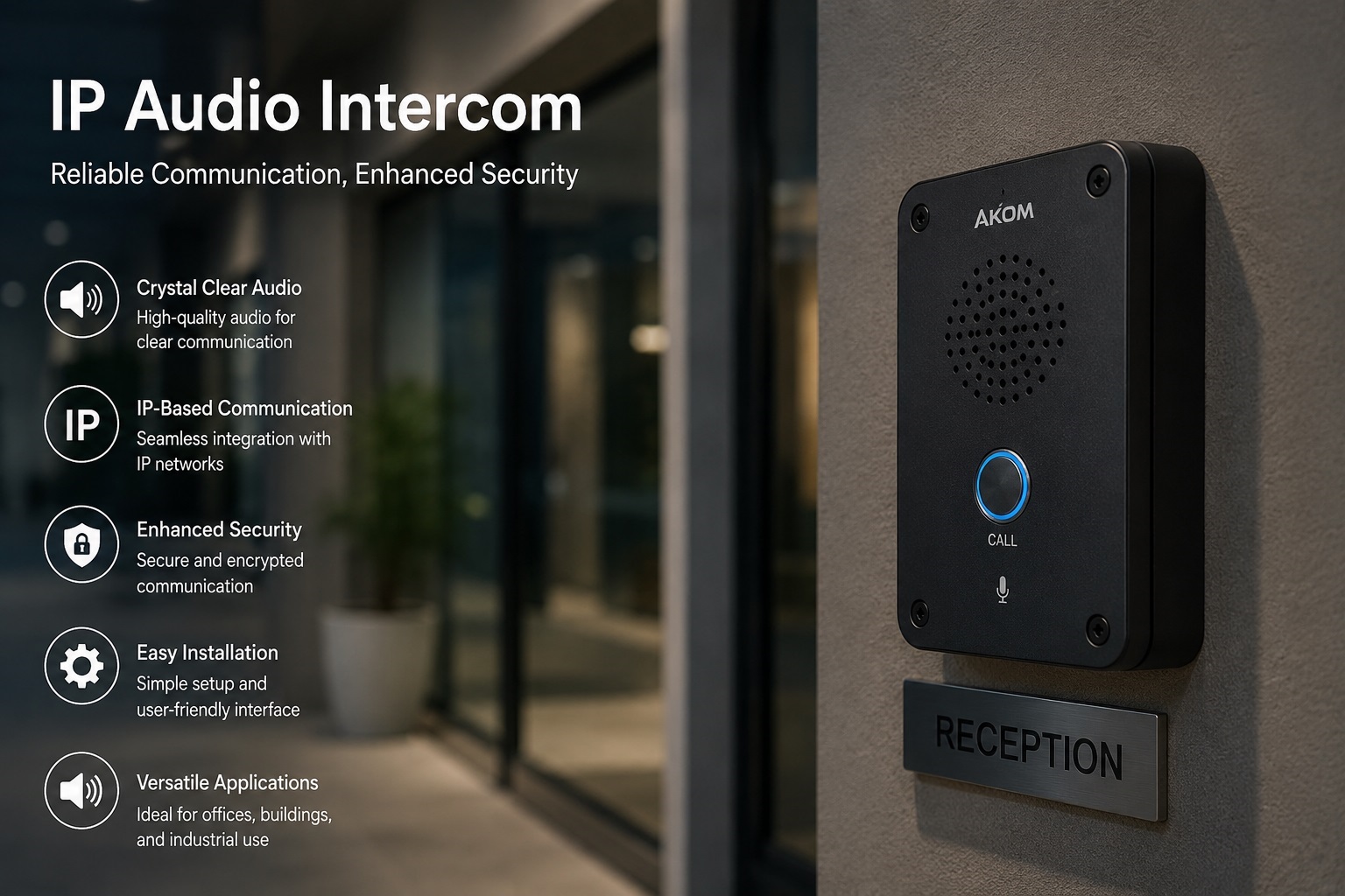 Top Benefits of Installing an IP Audio Intercom in Offices and Factories
