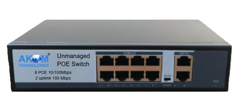 AK82120 8 Port PoE Network Switch