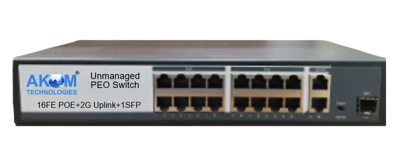 AK1621EGS 16 Port PoE Network Switch