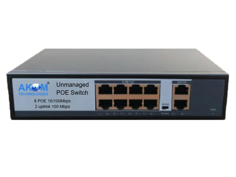 AK82120 8 Port PoE Network Switch