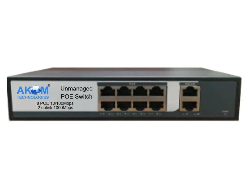 AK82EG 8 Port PoE Network Switch