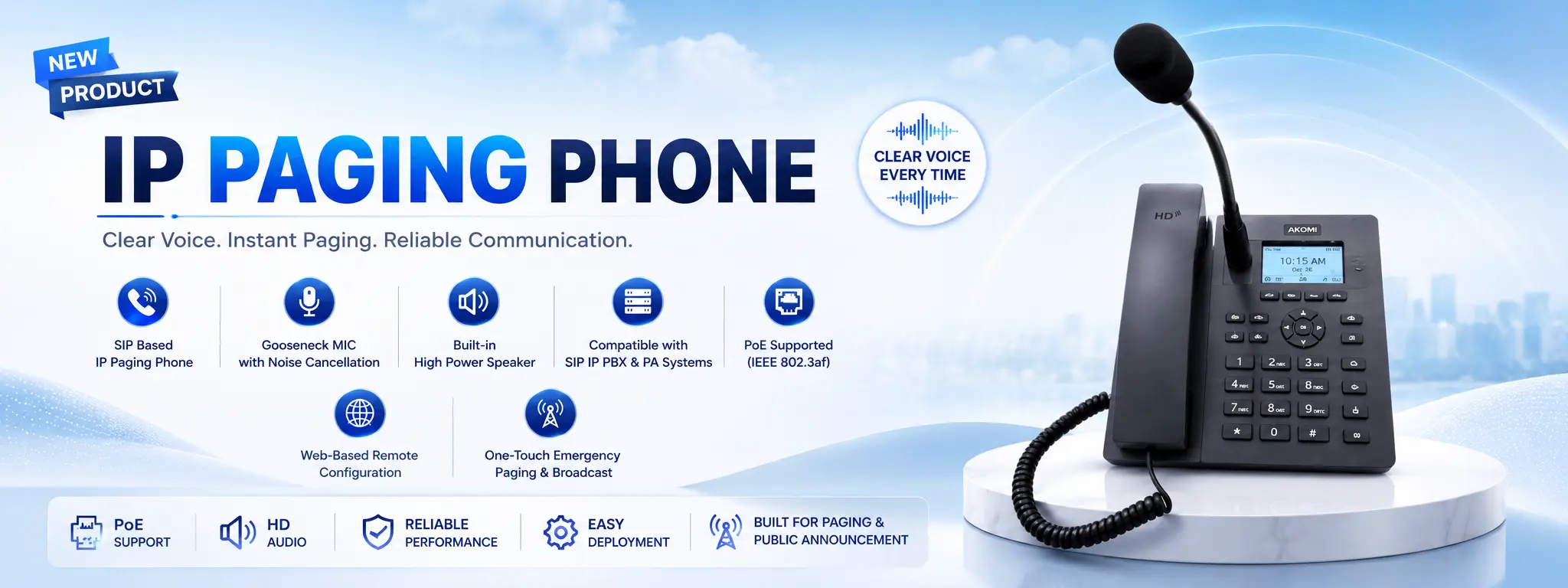 IP Paging Phone