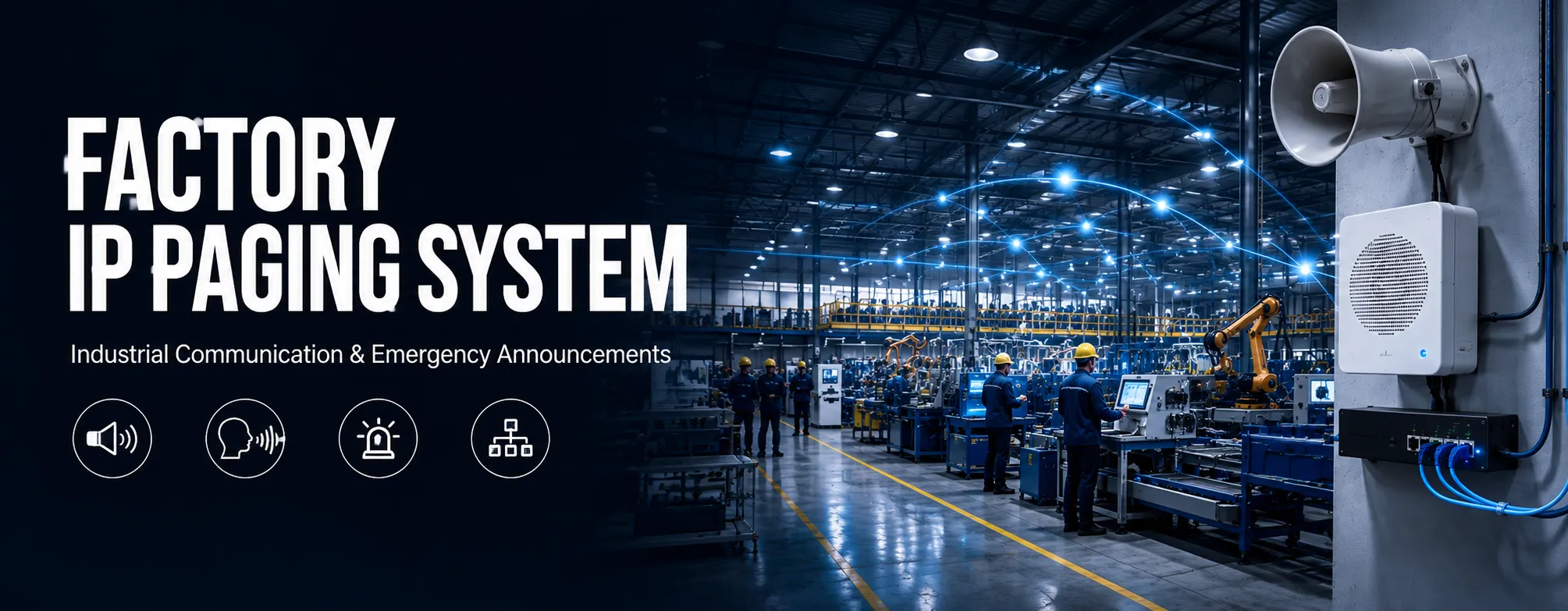 Factory IP Paging Solution banner