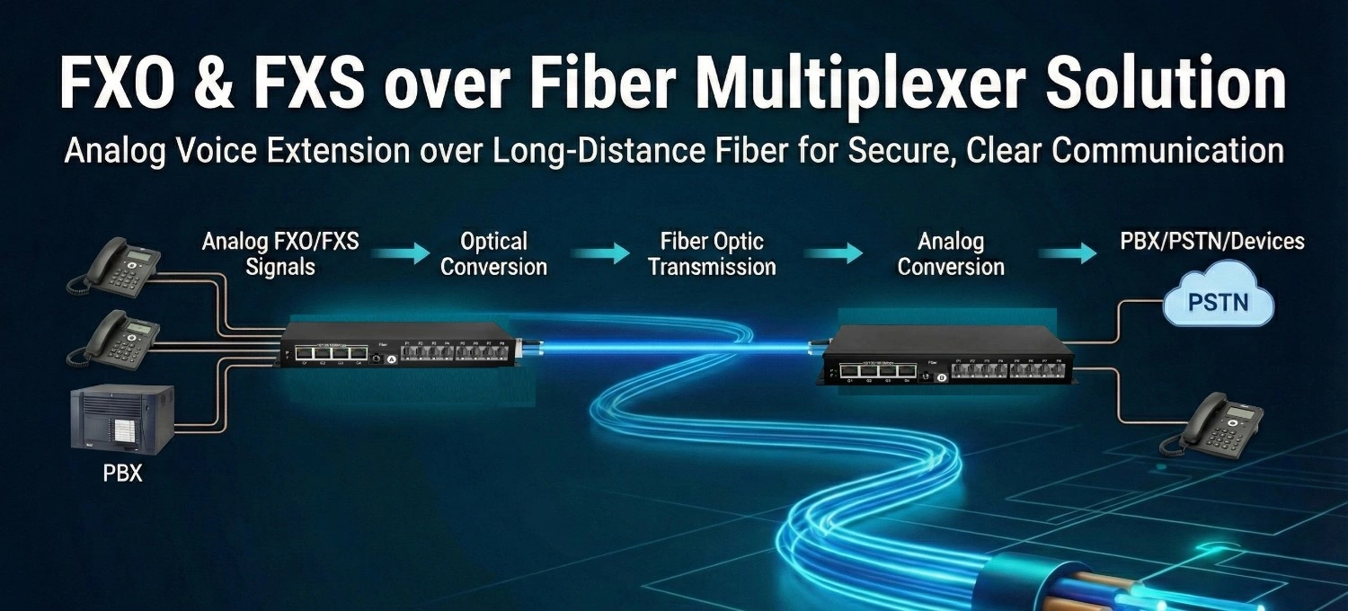 FXO/FXS over Fiber Banner