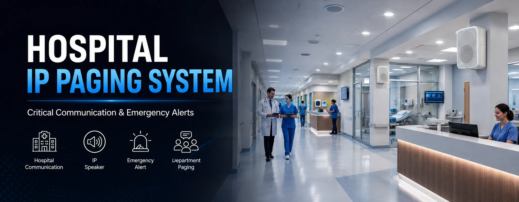 Hospital IP Paging Solution banner