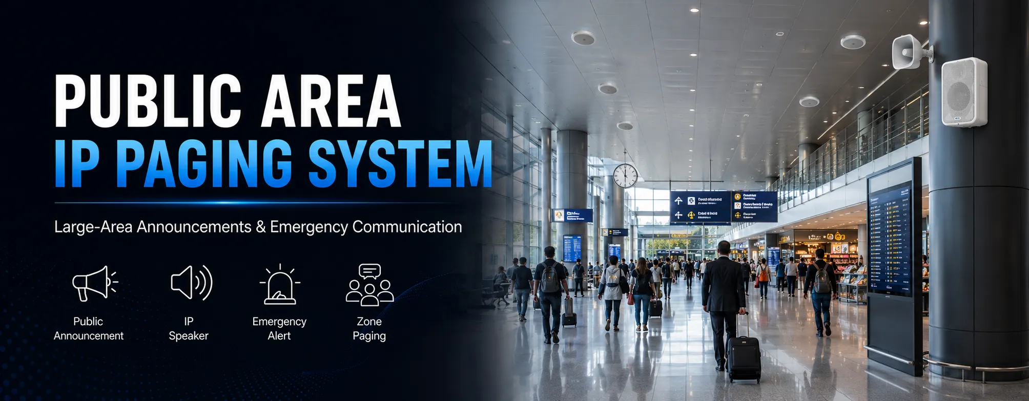 Public Area IP Paging Solution banner