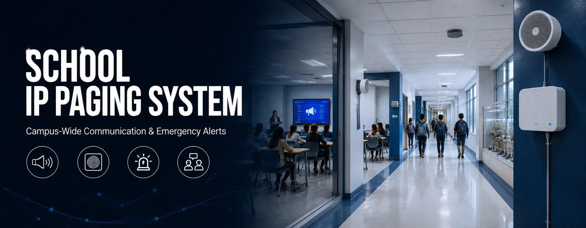School IP Paging Solution banner
